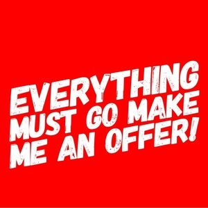 🥳Everything Must Go!!! I’m moving and need to sell everything… 🥳